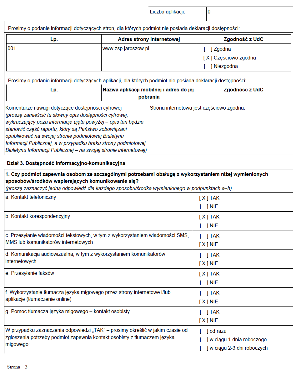 Deklaracja dostępnośći PPJ strona 3